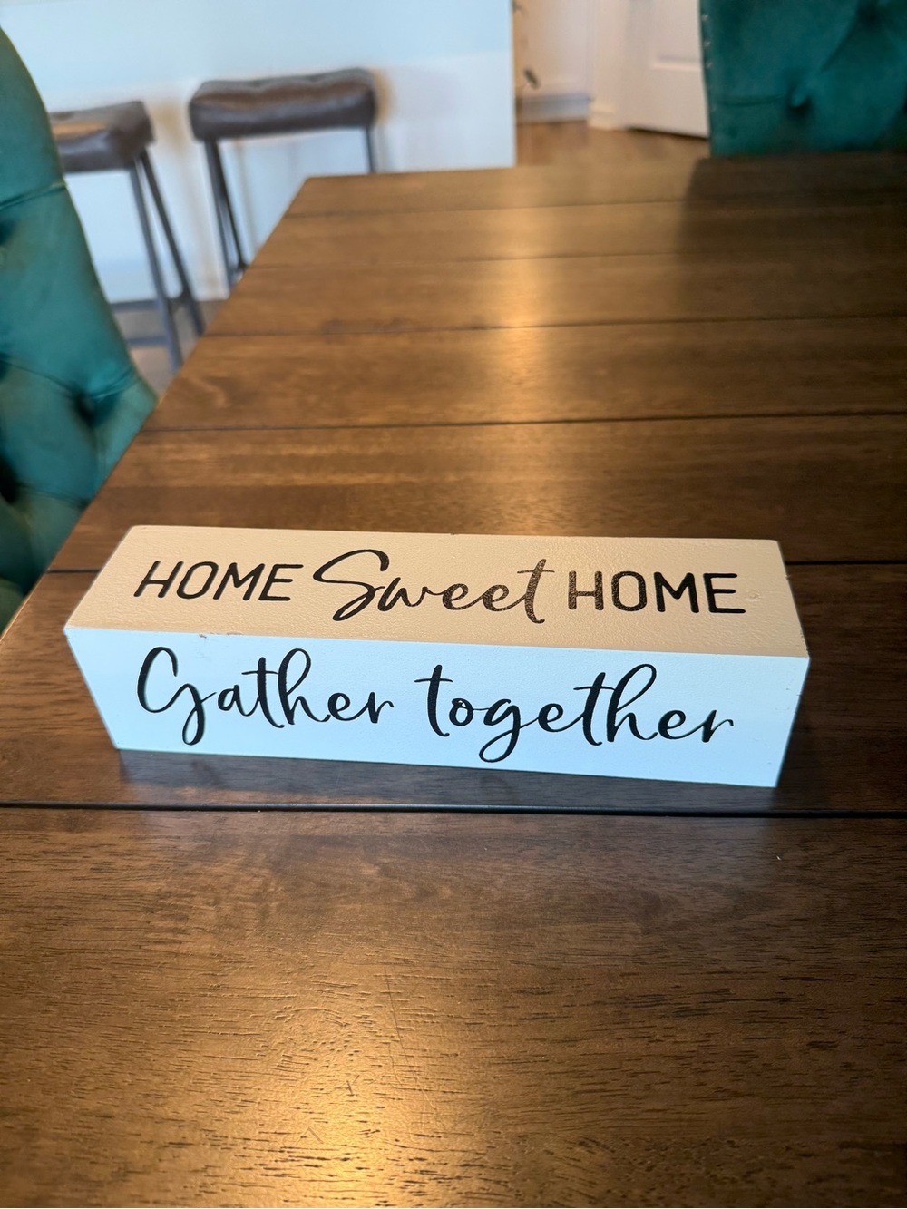 Multi Message Wood Sign - Gather Together Script - Picture 3 of 8